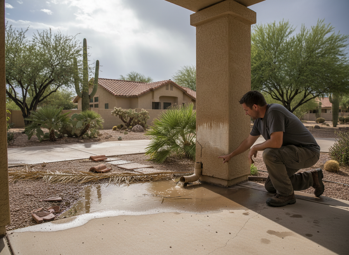 How to Spot Storm Water Damage After Monsoon Rains in Sun City