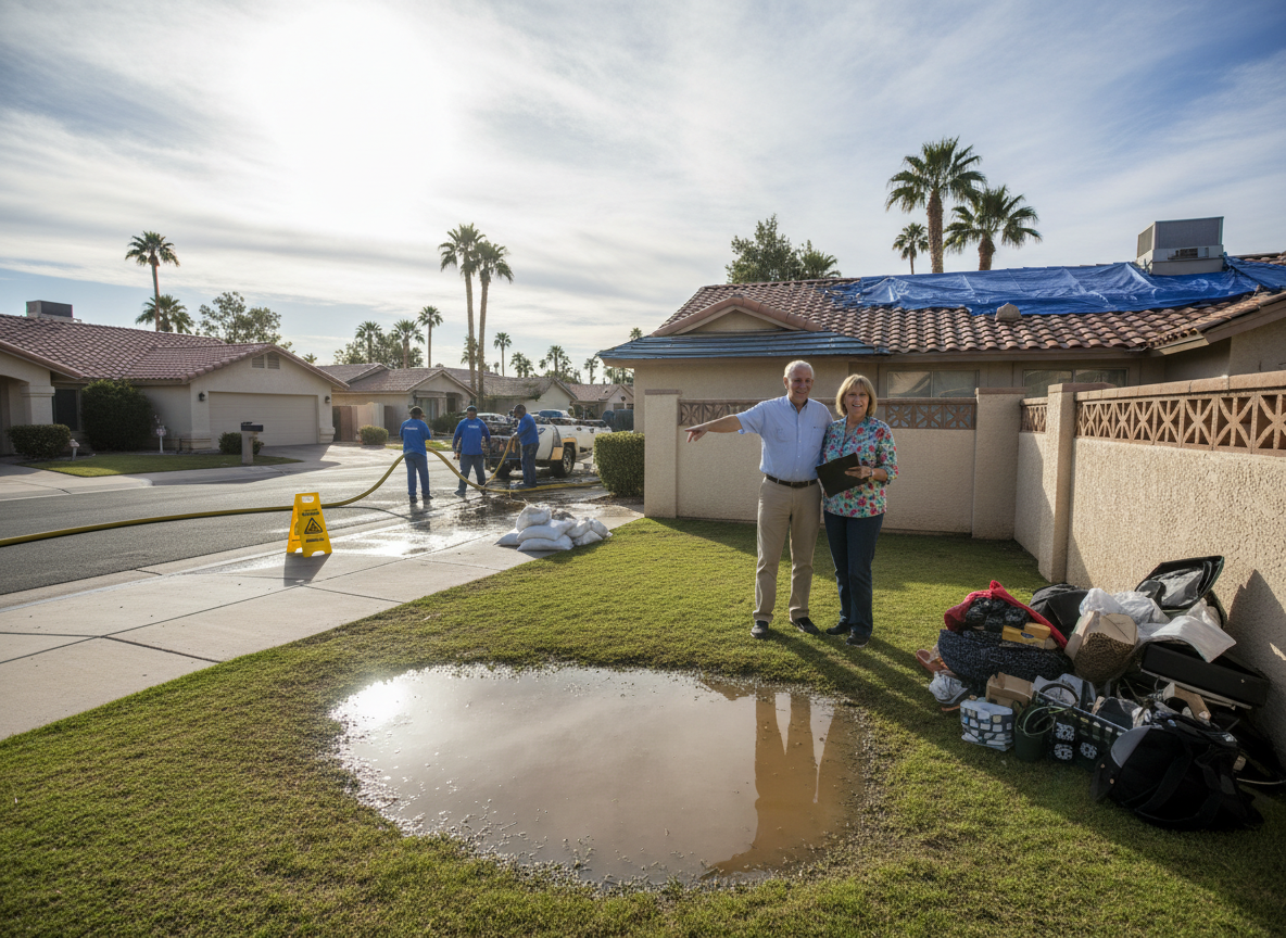 Insurance Tips for Storm Water Damage Claims in Sun City
