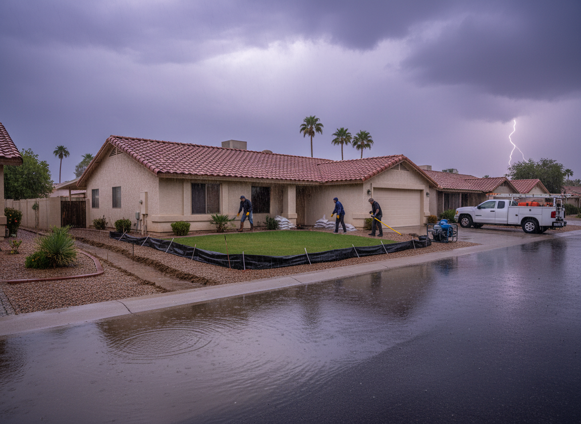 Protecting Sun City Homes From Flash Flooding During Arizona Monsoons